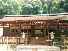 こちらは世界遺産の宇治上神社。11：05頃。