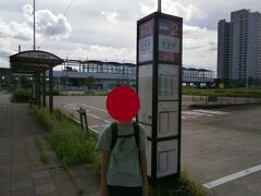  15分ほど歩いて野跡駅に戻ってきました。ここから名古屋駅行きの市バスに乗車します。