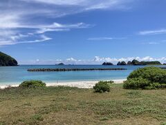 宿のすぐ前は前浜ビーチ
