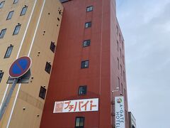 函館駅から15分ほど歩いた松風町にあるホテルに宿泊します。