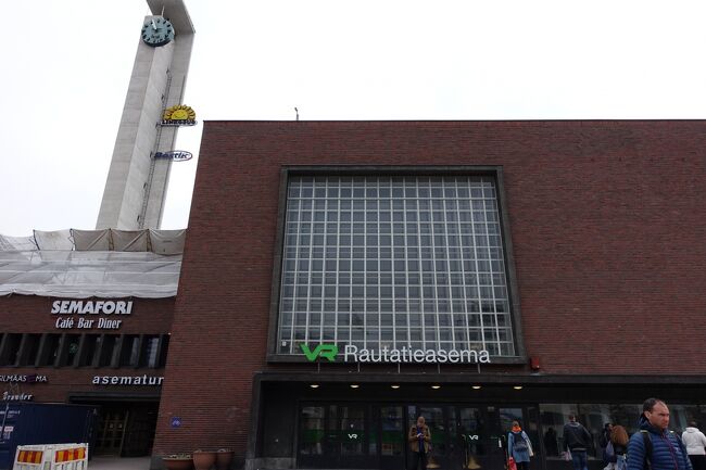 タンペレ駅に到着！