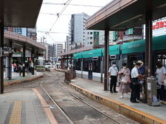 広島駅前。ここからマツダ本社へ向かいます。
