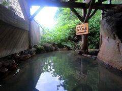 珍しいかけ流しの硫酸塩泉を楽しみました。トレッキング後の温泉は最高ですね。