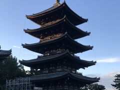 少し時間があるので、興福寺五重塔へ立ち寄り。