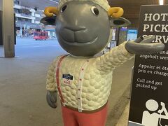 シャトル列車に乗って、ツェルマットに到着。
