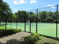石神井松の風文化公園（東京都練馬区石神井台）

ここに車を駐めて公園を散策すると、テニスコートと、３つの広場と遊歩道があります。
この公園だけでも広々とした空間と、多くの植物があって、都会の喧噪を忘れさせてくれる、憩いの場になっています。