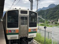 赤羽駅を5時23分に出発、8時49分に長野原草津口駅に到着
吾妻線