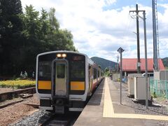 袋田駅に到着