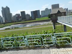 「豊平川」沿いの道を走っていきます。