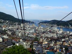 次にロープウェイに乗り、千光寺公園へ　ロープウェイ片道500円