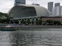 Esplanade - Theatres on the Bay, Singapore　エスプラネード・シアターズ・オン・ザ・ベイ
マーライオン公園の対岸にある、コンサートホールやモールなどのあるアートスペース。巨大なドリアンにもみえるのは気のせい？？