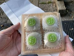 途中、天平庵さんで買ったずんだ餅を食べながら暗くなるのを待ちます。