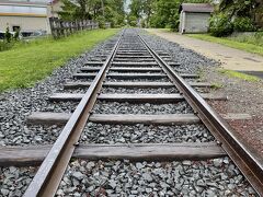 ◆鉄道遺産　旧手宮線跡

小樽駅から、まー直ぐ港に向かって坂道を下って歩いて行くと、ここまでやって来ます。
1985年に廃線になるまで、この上を列車が走っていたんだよなぁ。
線路上を歩くと、「子供の頃、やってみたかったんだ～」と思い出して何だか嬉しくなりました。




