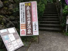こちらは町営の奈良田の里温泉の入口。
入浴料は550円です。
