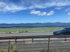 宍道湖が見えた。
