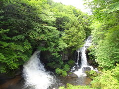 茶屋の奥に進む人々が見えて…ついていくとこの景色！！そうだそうだ、コレが竜頭ノ滝だった！
思い出しました(;´∀｀)
あんなに階段登る必要なかったのね(;´∀｀)