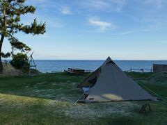 18:00 Camping spot Hamano
その後、国道249号で白米千枚田へ向かう。