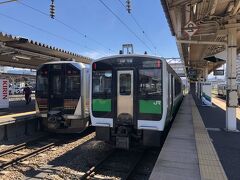 会津若松駅の只見線ディーゼルカー