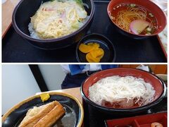 暑い、ゼンマイ切れてきた、塩分とりたい。

姫路城前 高田の馬場でお昼ごはん。
◆玉子丼 950円（←「白っ」と思った愛知出身のやっちま、笑）
◇冷やしそうめんセット 1,000円