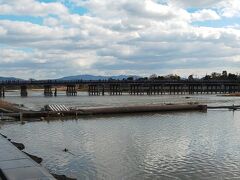 渡月橋
この日も良いお天気でした。

前回嵐山に来たのは2020年12月なので
約二年ぶり。