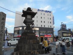 奈良駅到着、八王子より凡そ10時間。塩尻駅での接続さえ良ければ東海道線より所要時間が短い