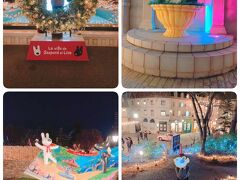 隣の富士急ハイランドへ夜の写真とお土産を購入しに行きました