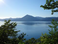 展望台から支笏湖と恵庭岳