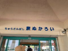 小浜島港に到着！
娘と息子は久しぶりの小浜島上陸に感激しています。