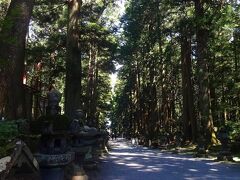 さて、その後は北口本宮浅間神社にやってきます。

帰路の途中ですからこの有名な神社を素通りするわけにはいきません。

幽玄な参道が続きます。