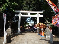 武蔵野八幡宮が目的地です。