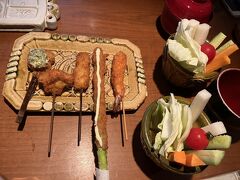 念願の本場大阪で串カツランチ頂きました。サクサクで美味しかったー！！

それでは本日のお宿へ。
