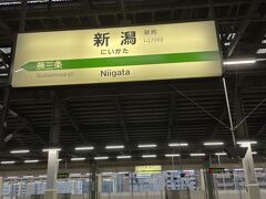中略してしまいましたが、宇都宮からやまびこさんで大宮まで行き、大宮からとき様に乗り換えして、新潟に到着しました！新潟県は馴染みのある県ではありますが、新潟市、新潟駅は初めての訪問となります！
へぇ、ここが新潟駅ねー。案外デカいじゃん！？などと上から目線ですいまめん。調べたら新潟市の人口は78万人！！おみそれいたしやしたーー！！！（人口で優劣決めてるわけではないですよ？規模がわかるってことです、はい）