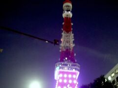 東京タワーと満月。
この辺りに写真を撮る人が多数立っている。