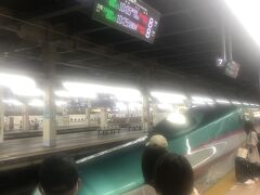 JR大宮駅で、盛岡駅行き東北新幹線やまびこ号に乗り換え。