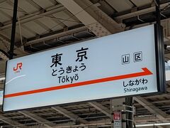 今回の旅行の出発地東京駅です。
