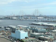横浜ベイブリッジと鶴見つばさ橋が見えます。

手前には・・・

