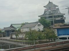  清州城が見えてきました。