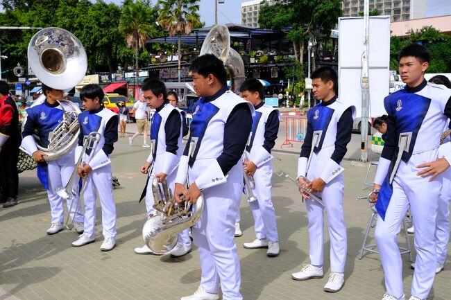 9月18日(日)　高校生？の吹奏楽演奏のリハーサルを行っています。