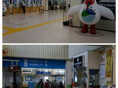 搭乗時間になり、ゲートへ。

これで佐渡ともお別れ。
「サドッキー」もお見送り。

「また来るよー」