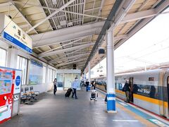 福山駅で、後続のこだま号に乗り換えます。