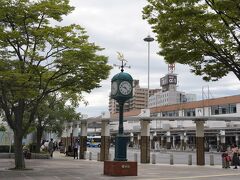 朝ラン後、チェックアウトをして松江駅へ。