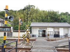 秋鹿町駅に戻ってきました。