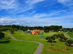 公園内は広大な草原となっています。