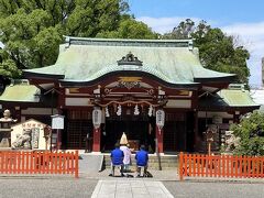 ●開口神社＠阪堺電車 宿院駅界隈

本殿にやって来ました。
開口と書いて、「あぐち」と読むようです。
地元の人には、「大寺さん」と呼ばれています。
安産、開運厄除の神様を祀っています。