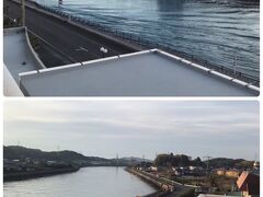 2日目の朝です。
ホテル前の海の水路をボートが進んで行く音で起床しました。