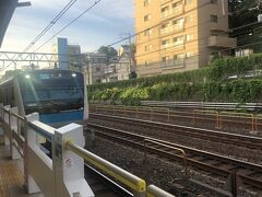 地元東十条駅を6時16分発京浜東北線大宮駅行きで出発。