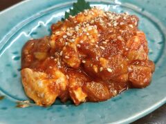 チャンジャクリームチーズ