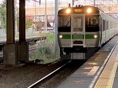 千歳で用事終え恵庭駅まで義妹に送ってもらい札幌駅まで電車で。