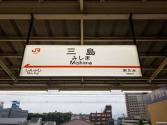 東京から1時間20分ほどで三島に到着。

熱海駅付近で安全確認があった影響で20分ほど遅れての到着です。
(熱海では昨年大規模な土砂災害があったので、大雨の後の安全確認が必要な区間です)


三島駅には車両基地(三島車両所)が併設されているので、通常は朝夕を中心に当駅始発終着の列車が設定されています。