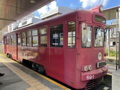 10:19高知発のくろしお鉄道に乗るために、急いで荷造りしチェックアウト。ホテル最寄りの上町一丁目を9:25に出発する路面電車に乗車します。

ところが電車に乗ってから携帯が見つからない！ホテルにおいてきたと慌てて路線バスをおり、タクシーを停めてホテルへ戻る。フロントで探しても携帯はない。よくよく探したらポケットの中に入ってた。汗
タクシーに乗り、高知駅に出発です。路面電車には2駅しか乗れなかったけど、タクシー運転手さんから色々話が聞けて、予定より早く高知駅についたので、まあ良いことにしよう。